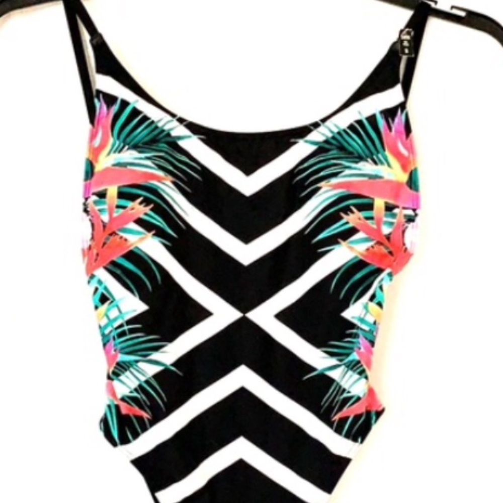 high waisted one piece